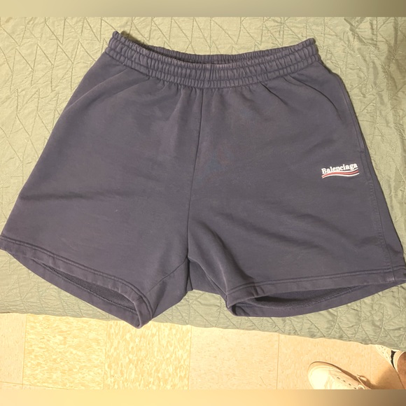 Balenciaga Political Campaign Large Fit Sweat Shorts